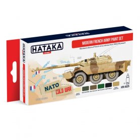 Hataka AS025 RED-LINE Zestaw farb MODERN FRENCH ARMY