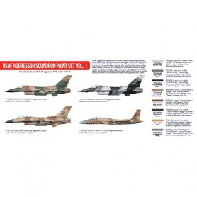 HATAKA HTKAS29 USAF Aggressor Squadron paint set v