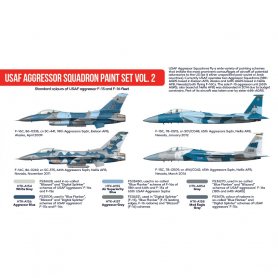 HATAKA HTKAS30 USAF Aggressor Squadron paint set v