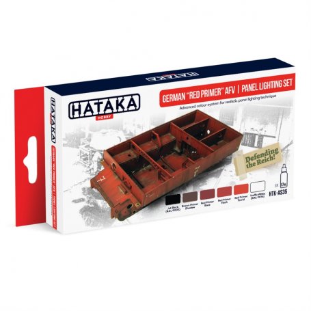 HATAKA HTKAS35 German Red Primer AFV | panel lig