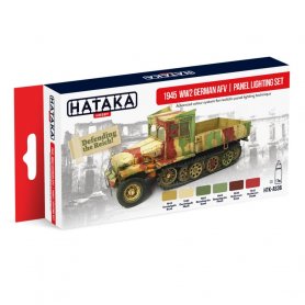 Hataka AS036 RED-LINE Zestaw farb GERMAN AFV - 1945 WWII