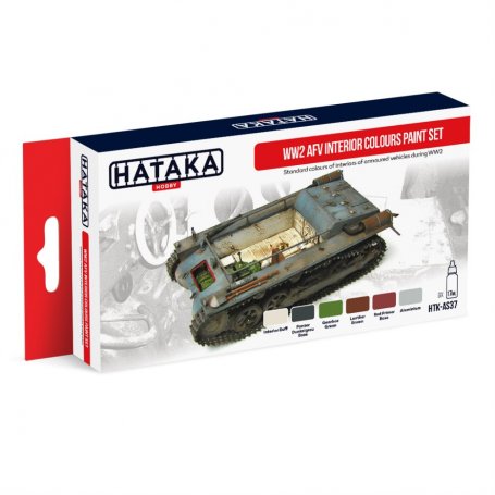 HATAKA HTKAS37 WW2 AFV Interior Colours paint set
