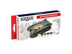 Hataka AS037 RED-LINE Zestaw farb WWII AFV INTERIOR COLOURS