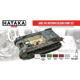 HATAKA HTKAS37 WW2 AFV Interior Colours paint set