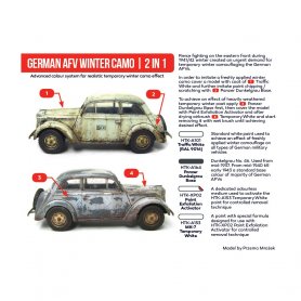 HATAKA HTKAS38 German AFV Winter Camo | 2 in 1