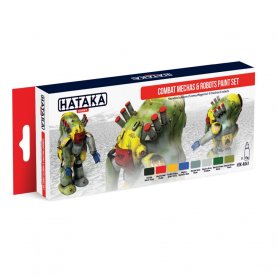 Hataka AS041 RED-LINE Paints set COMBAT MECHAS AND ROBOTS 