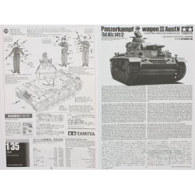 Tamiya 1:35 35290 Pzkpfw.III Ausf.N