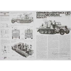Tamiya 1:35 35050 German 8T Half Track Sdkfz 7/1