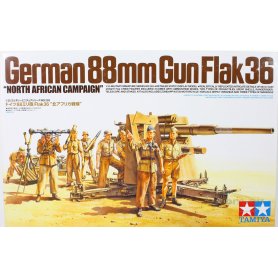 Tamiya 1:35 35283 Flak36 88mm Gun German North African Campaign