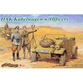 Dragon 6364 1/35 Dak Kubelwagen w/officers