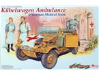 Dragon 1:35 Volkswagen Type 82 Kubelwagen AMBULANCE | 6 figurines | 