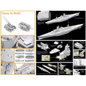 Dragon 1036 1/350 Scharnhorst 1941