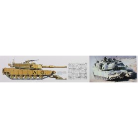 Tamiya 1:35 35158 US M1A1 Abrams with Mine Plow