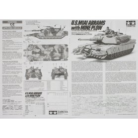 Tamiya 1:35 35158 US M1A1 Abrams with Mine Plow