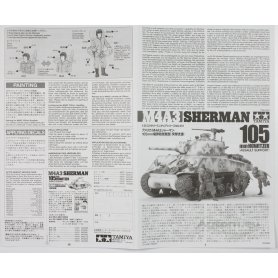 Tamiya 1:35 35251 M4A3 Sherman 105mm Howitzer Assault Support 