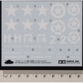 Tamiya 1:35 35190 M4 Sherman Early Production