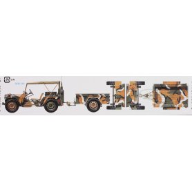 Tamiya 1:35 35130 M151A2 Ford Mutt with M416 Trailer
