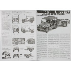 Tamiya 1:35 35130 M151A2 Ford Mutt with M416 Trailer