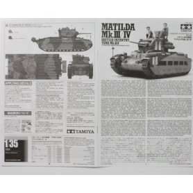 Tamiya 1:35 35300 Matilda Mk.III/IV British Infantry Tank