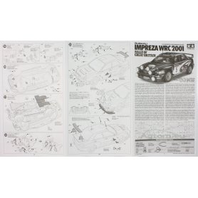 TAMIYA 1:24 Subaru Impreza WRC 2001 - Rally of Great Britain
