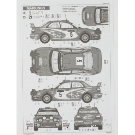 TAMIYA 1:24 Subaru Impreza WRC 2001 - Rally of Great Britain