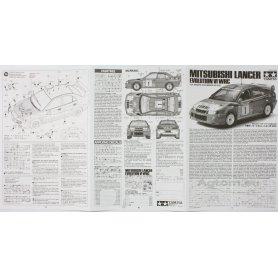 Tamiya 1:24 Mistubishi Lancer Evolution VI WRC 