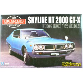 Aoshima 1:24 Nissan Skyline C110 Hardtop 2000GT-X 1972