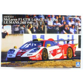 Aoshima 1:24 Mclaren F1 GTR Long Tail Lemans 1998