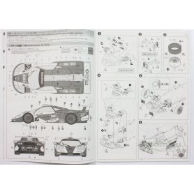 Aoshima 1:24 Mclaren F1 GTR Long Tail Lemans 1998