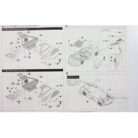 Aoshima 1:24 Mclaren F1 GTR Long Tail Lemans 1998