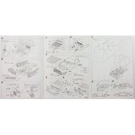 Aoshima 1:24 Toyota Trueno 86 Fujiwara (initial)