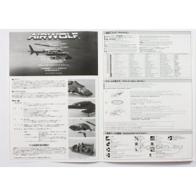 Aoshima 1:48 Bell 222 Airwolf (clear body)