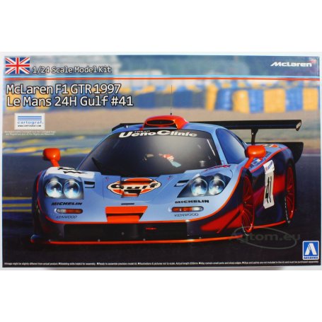 Aoshima 1:24 Mclaren F1 GTR Le Mans 1997