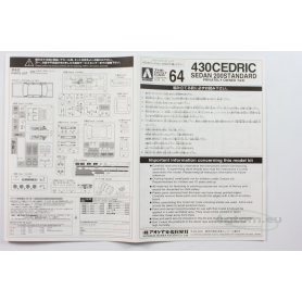 Aoshima 1:24 Nissan 430 Cedric Taxi