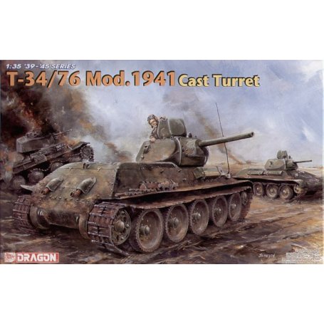 DRAGON 1:35 6418 T-34/76 41 CAST TURR.