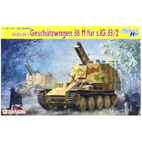 DRAGON 6429 GESCHUTZWAGEN 38 M 33/2