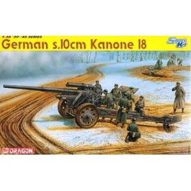DRAGON 6411 GERMAN 10 CM KANONE 18