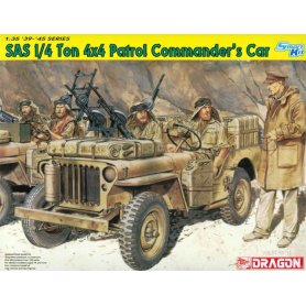 DRAGON 1:35 6724 SAS 1/4 Ton 4x4 Patrol Commanders Car