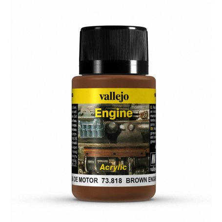 Vallejo Engine Effects - Brown Engine Soot