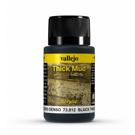Vallejo Thick Mud - Black Mud 40ml