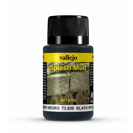Vallejo Splash Mud - Black Mud 40ml