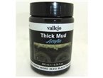 Vallejo THICK MUD Black Mud / czarne błoto - masa modelarska / 200ml
