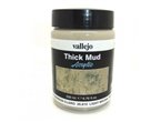 Vallejo THICK MUD Light Brown Mud / jasnobrązowe błoto - masa modelarska / 200ml