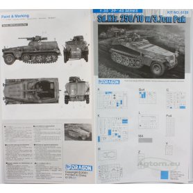 Dragon 1:35 6139 SDKFZ 250/10 W/3,7cm PAK