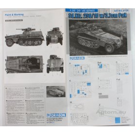 Dragon 1:35 6139 SDKFZ 250/10 W/3,7cm PAK