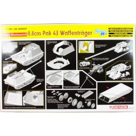 DRAGON 1:35 6728 Ardelt Rheinmetall 8.8cm Pak 43 Waffentrager