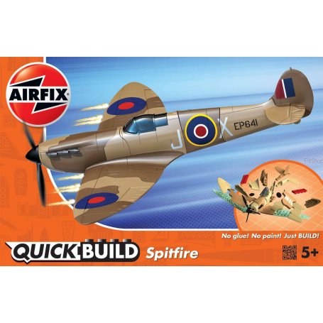 Airfix Klocki QUICK BUILD Spitfire Desert