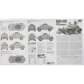 Tamiya 1:35 35270 Sdkfz 222 with photo 