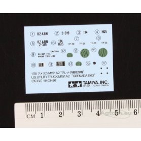 Tamiya 1:35 35332 M151A2 Grenada 1983 US Utility Truck 