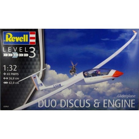 Revell 03961 1/32 Glider Duo Discus & Engine
